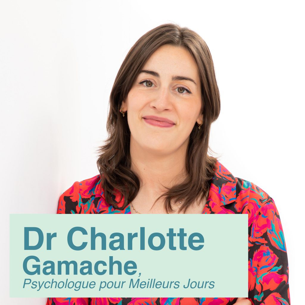 Dr Charlotte Gamache | Psychologue pour Meilleurs jours